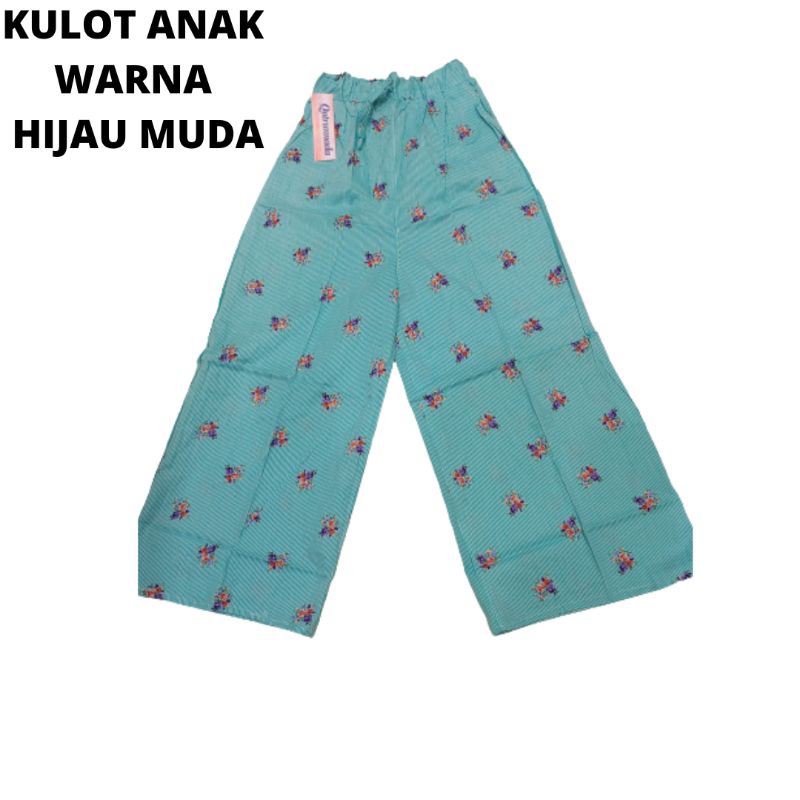 Celana Kulot Anak 5 pcs (100 rb ) Bahan Katun