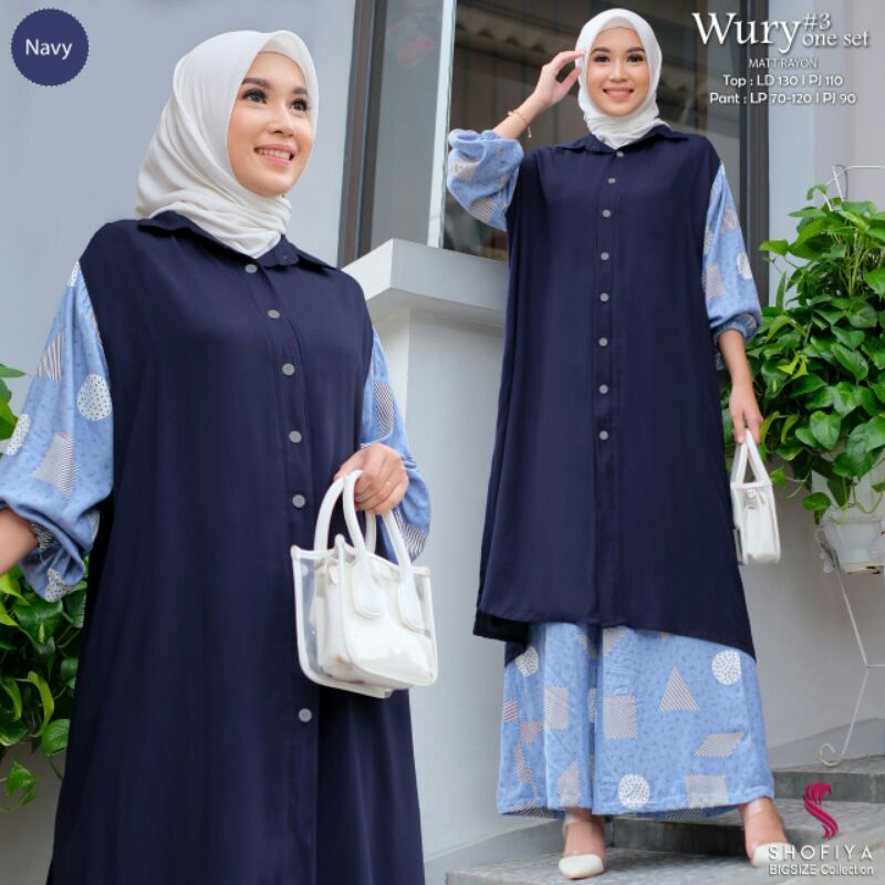 NEW WURY#3 ONE SET SUPER JUMBO BY SHOFIYA BIG SIZE