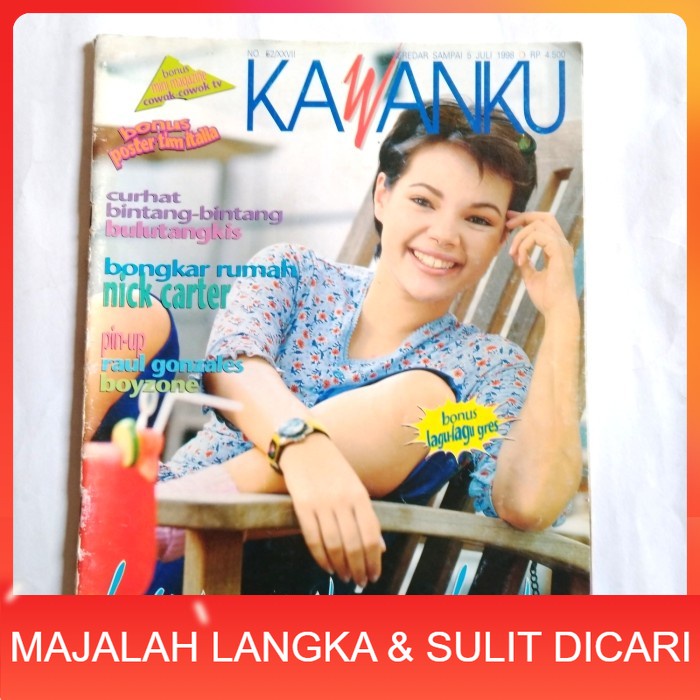 Majalah KAWANKU No.52 Jul 1998 Cover DEWI SANDRA Langka
