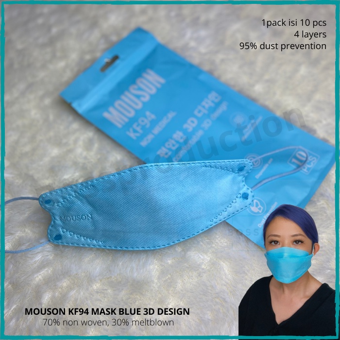 Masker Branded Unisex - MOUSON KF94 MASK 3D DESIGN