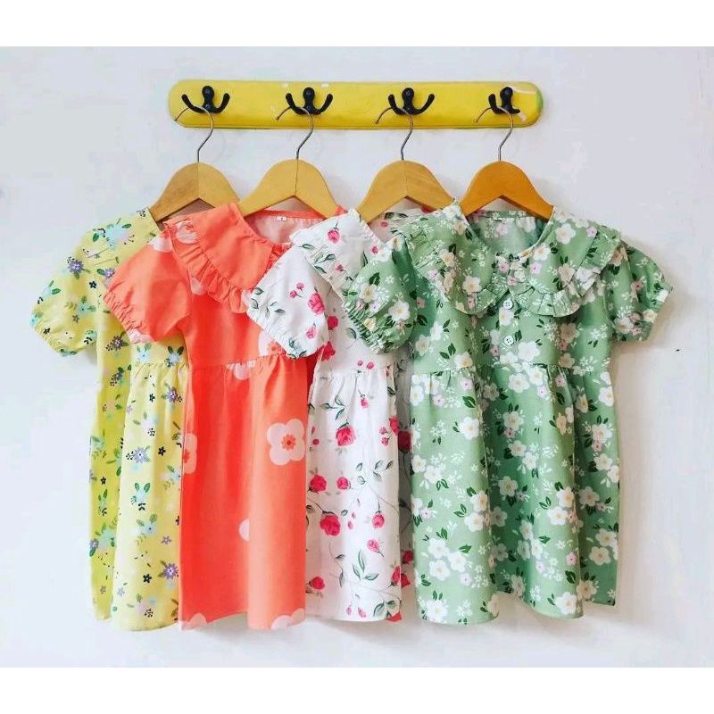 VINTAGE Dress 2-6 Tahun ~ Dress Anak Perempuan Umur 2 3 4 5 6 Tahun