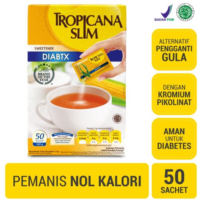 

Diskon Tropicana Slim Sweetener Diabtx (50 Sachet) Diskon