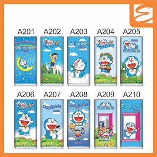  Stiker  Kulkas  1 Pintu doraemon  Sticker Kulkas  Shopee 