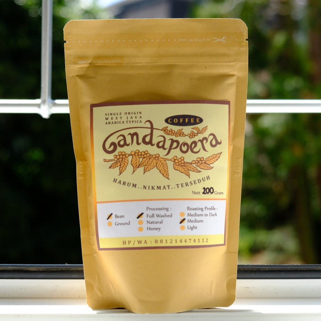 

Specialty coffee ROASTED BEANS rosting medium 200 gr cupping score 87,38