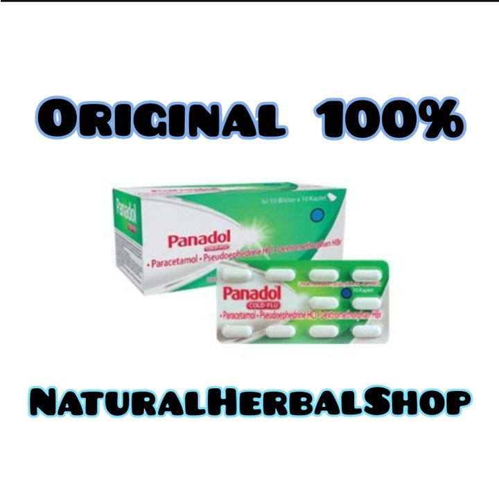 PER BOX PANADOL HIJAU FLU BATUK