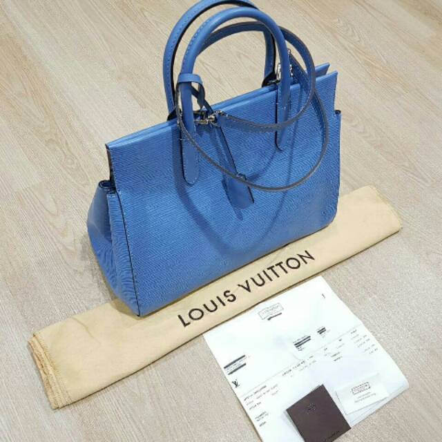 Preloved LV Marli MM epi bleu 2015