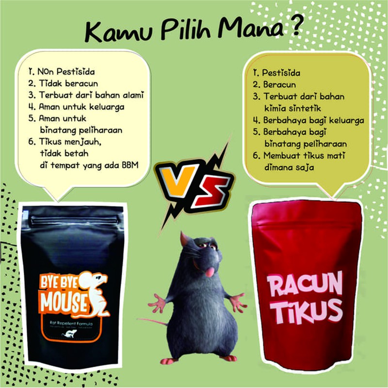 Pengusir Tikus Spray, Ampuh, Praktis, Aman, Alami