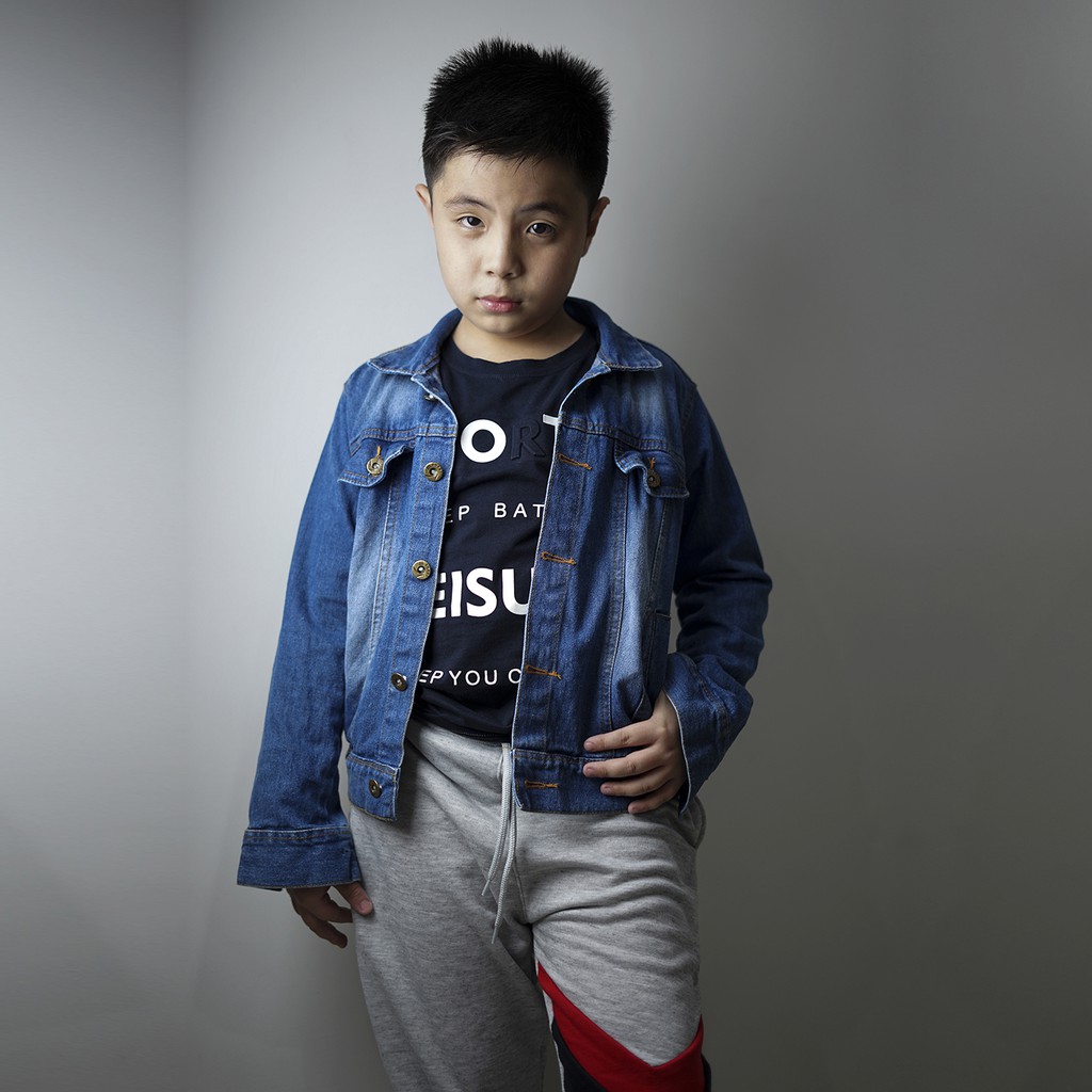 Jaket Jeans Denim Outdoor Washed anak remaja Unisex - XSHOP Shens