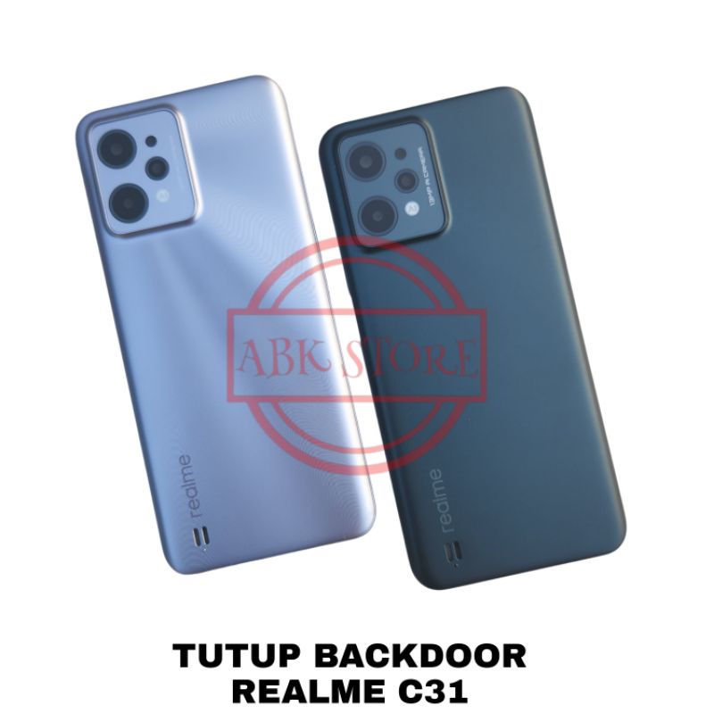 TUTUP BELAKANG BACKDOOR BACKCOVER BACK CASING REALME C31 HOUSING