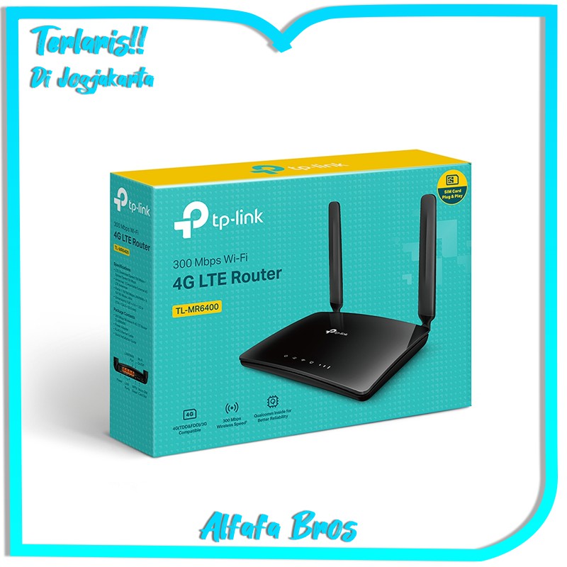 Tp-Link TL-MR6400 4G LTE Router Modem Wifi SIM Card Unlock Paling Laris AFB