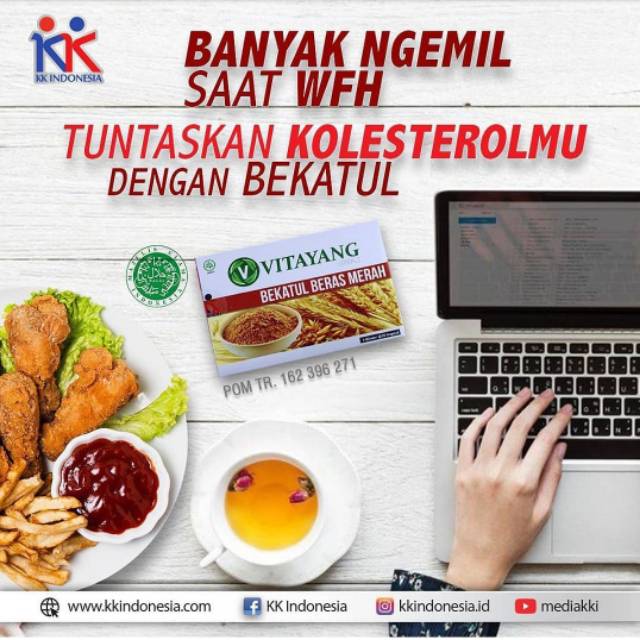 

Sahabat Penurun Kolesterol Vitayang Bekatul Beras Merah
