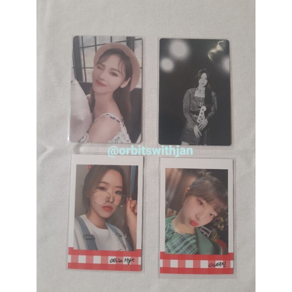 Loona trading card Jinsoul + bene sg22 orbit jp Hyunjin + Polaroid Summer Package Olivia Hye Yeojin