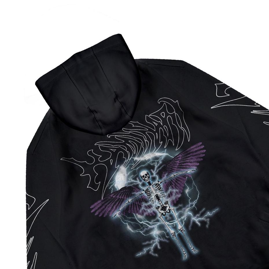 ((TERLARIS)) GRDT Kaminari Hoodie Black