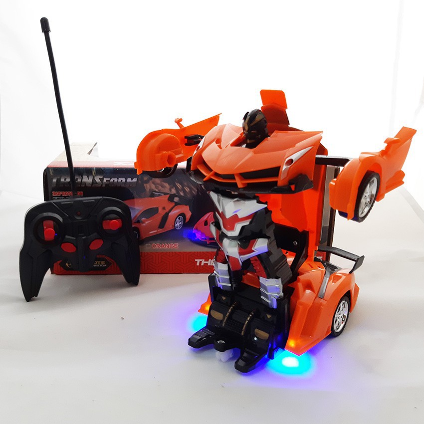 Mobil Transform The Last Knight Autobots - Mainan Mobil Robot Remote - DEFORMATION ROBOT