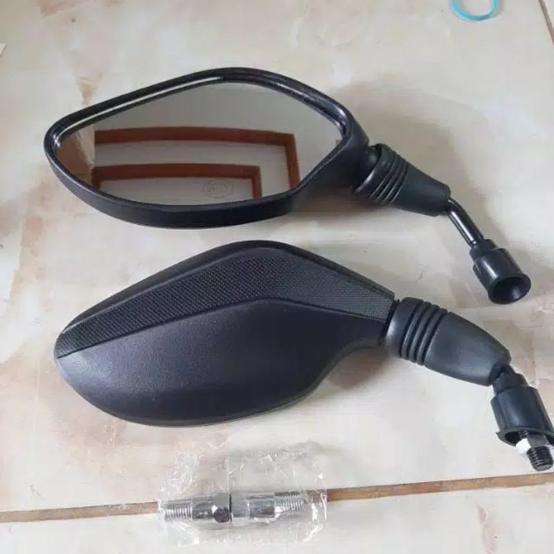 Spion clik polos hitam spion click thailand universal honda yamaha aerox nmax pcx beat mio vario nouvo xeon jupz supra vega rxking scoopy dll