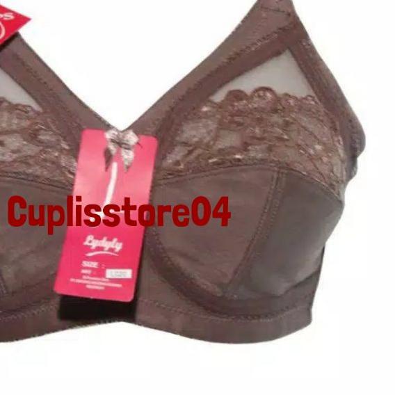 ➾ BH LYDYLY L020 //BH BRUKAT/RENDA SETENGAH TRANSPARAN//BH TANPA BUSA TANPA KAWAT ☊
