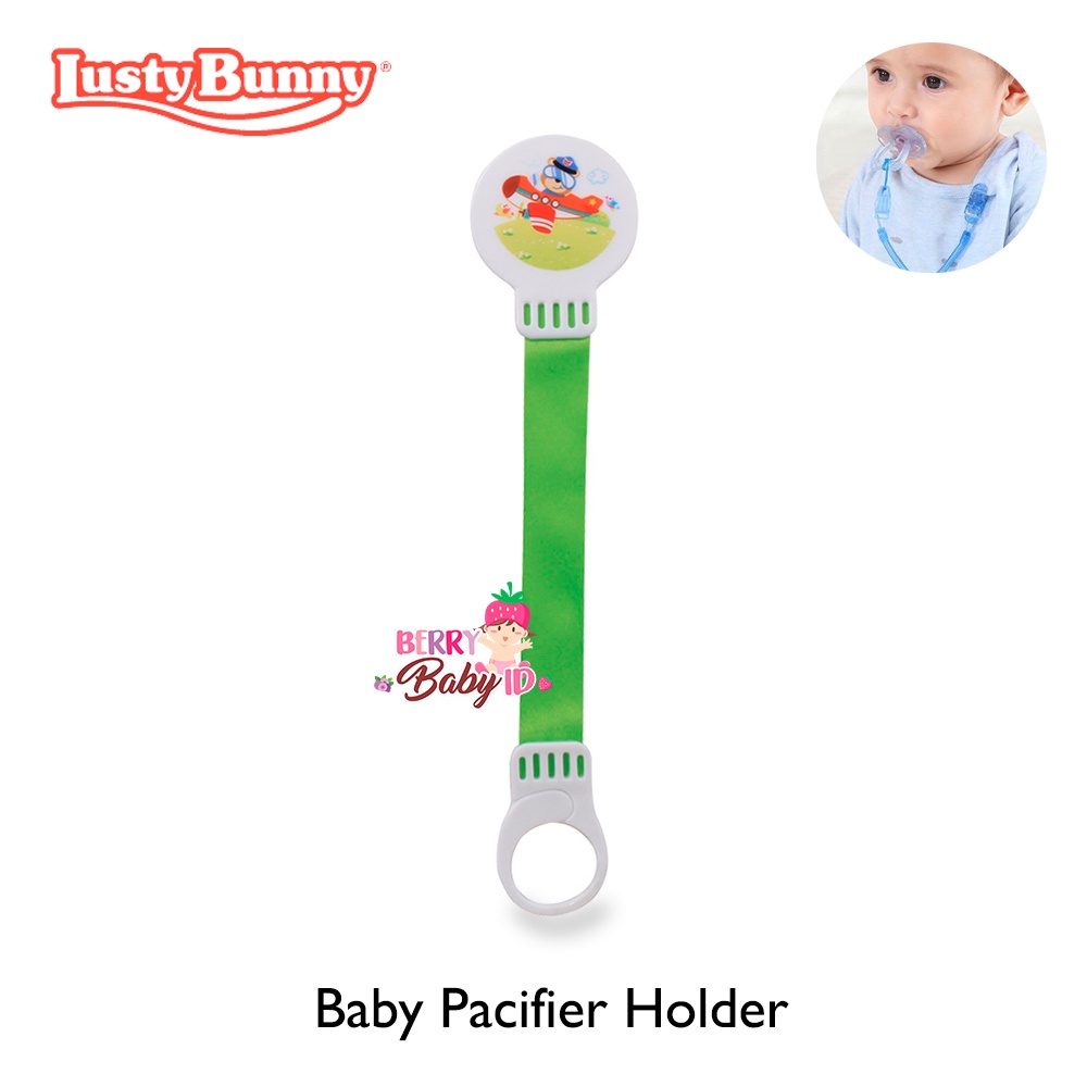 Lusty Bunny Pacifier Holder Tali Gantungan Empeng Bayi ADT1003 Berry Mart