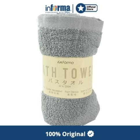 INFORMA - HANDUK MANDI - BATH TOWEL MARSHMALLOW 60X120CM GREY