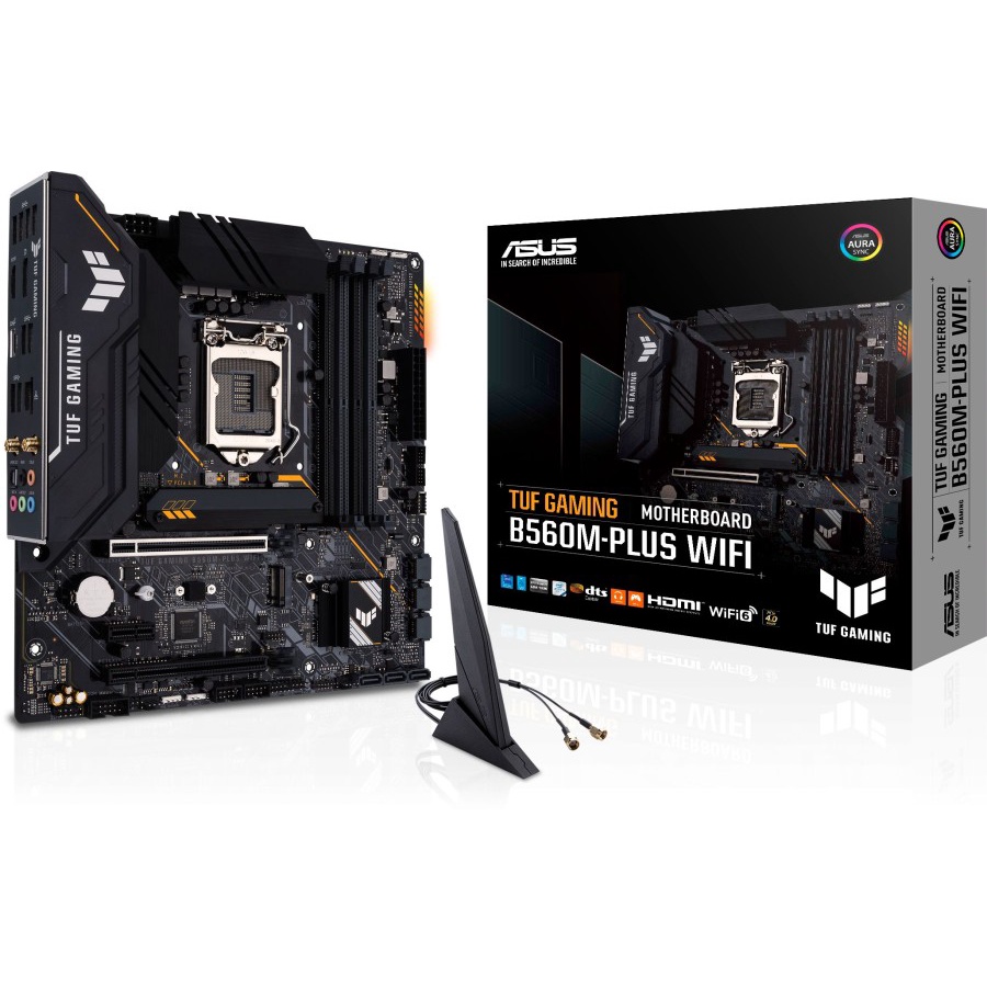 ASUS TUF GAMING B560M-PLUS WIFI - Intel Motherboard LGA1200