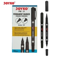

Permanent Marker Spidol Permanen Joyko PM -31 Dual Tip