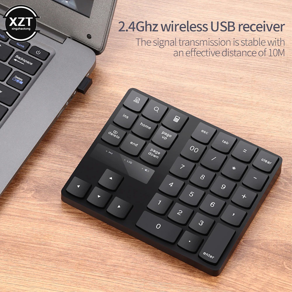 35 Buttons Keyboard Angka Numeric Numpad Wireless Keypad Numbering Multimedia 2.4ghz 35 Buttons