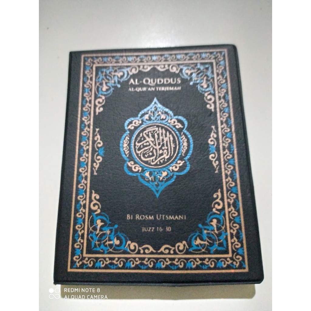 Al quran alquddus terjemah kecil pojok Alquran Al quddus Kudus 2 jilid pojok hafalan