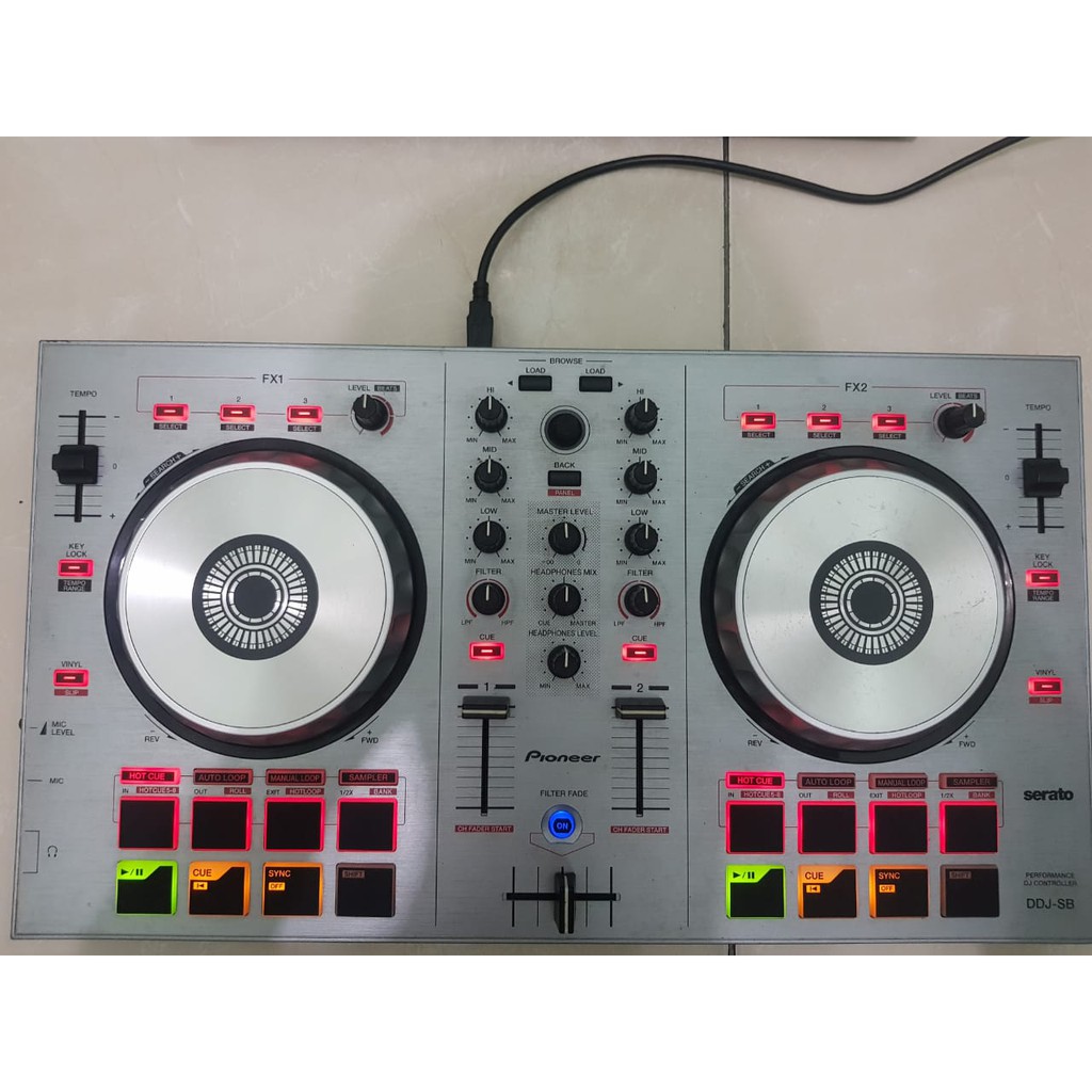 Alat Dj Pioneer Ddj Sb Silver Limited Edition Lengkap Dus Dan Cd Original Controller Dj Shopee Indonesia