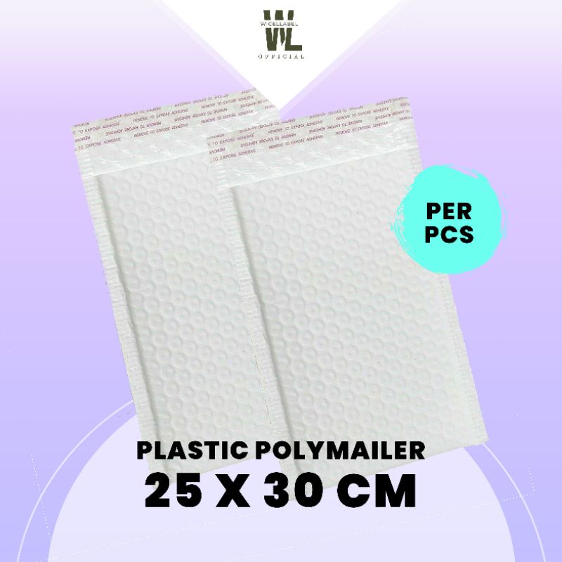 25 x 30 cm satuan bubble mailer amplop polybubble rusfet