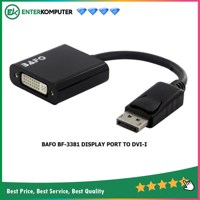 Accessories Kabel Display Port To DVI - Merk Bafo (BF-3381)