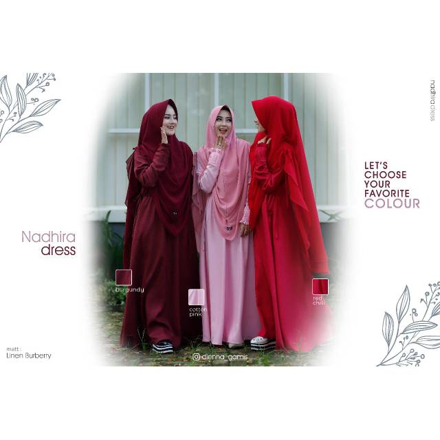Nadhira Gamis Set By Dienna