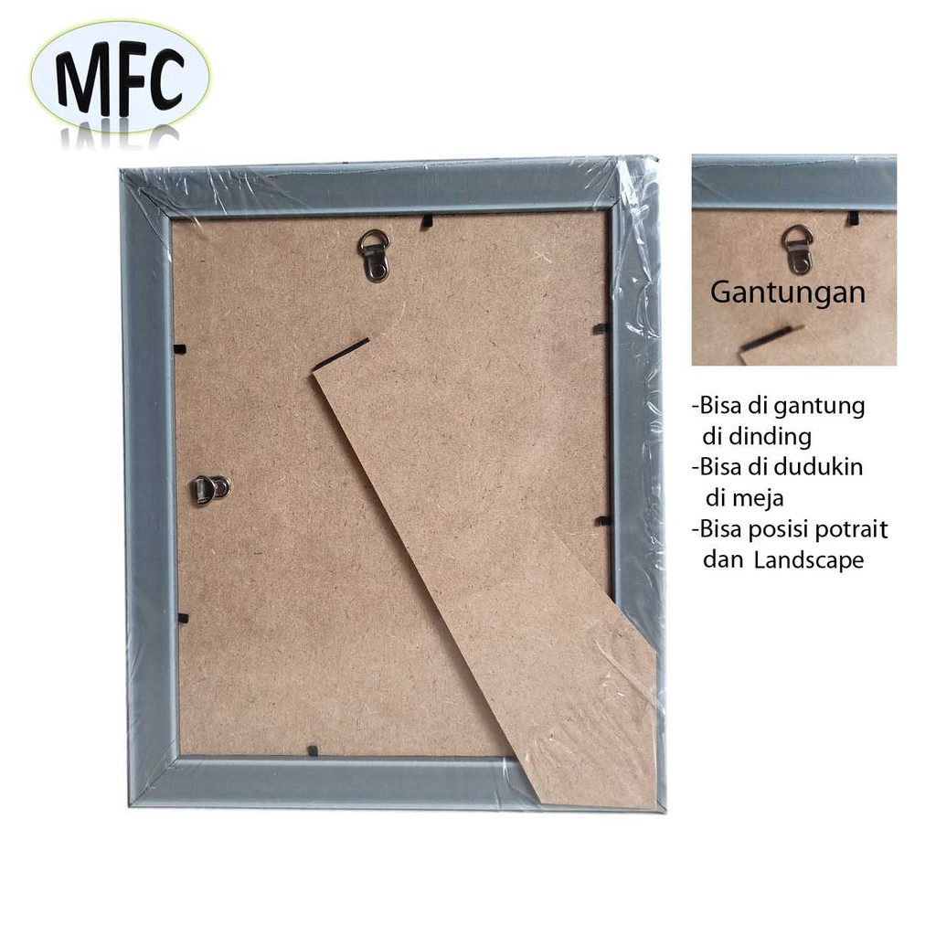 Bingkai Foto 8R/10R (20X25) Emas,Silver,Coklat,Putih Emas