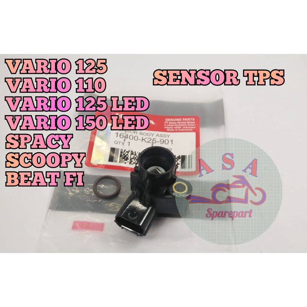 TPS K25 HONDA VARIO 125 BEAT FI BEAT ESP SPACY FI  SCOOPY FI DLL THTOTTLE POSISION SENSOR KUALITAS A