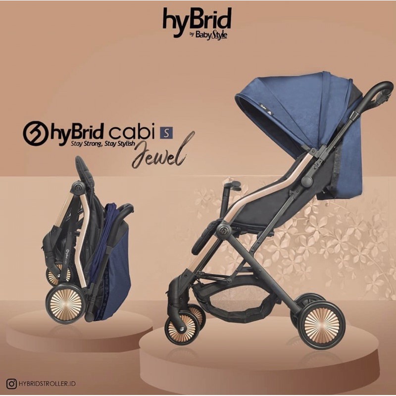 STROLLER HYBRID CABY STACY NAVY / HYBRID STROLLER / STROLLER HYBRID