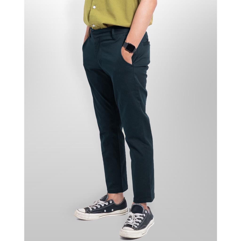 Neo Chino Ankle Pants - Navy