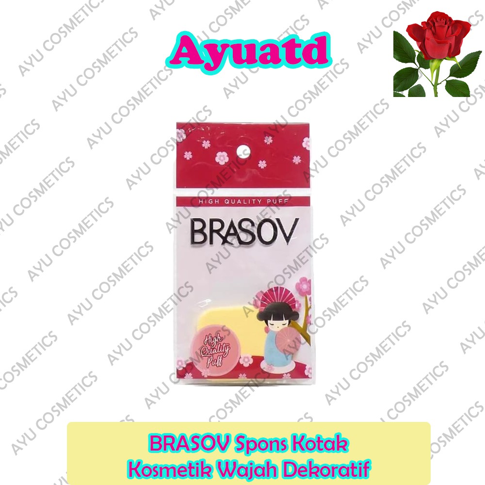 BRASOV  Spons Kotak Kosmetik Wajah Dekoratif