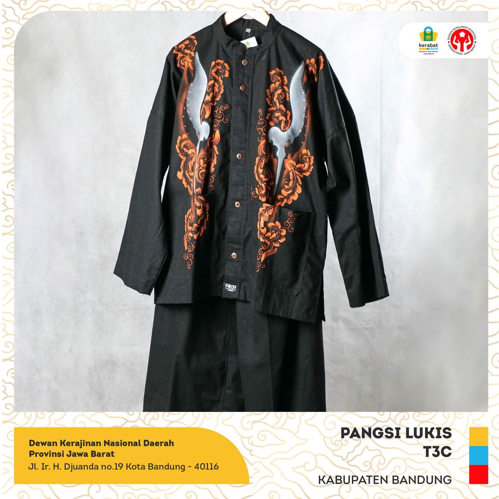 Baju Pangsi Sunda Lukis - T3C