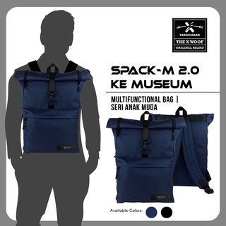 The X Woof Tas Ransel Laptop Pria Seri Anak Muda Ke Museum