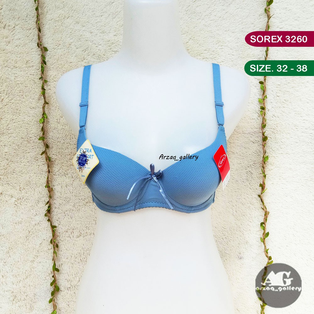 Bra Sorex 3260 | Bh Busa |  Kawat Kancing 2 Extra Comfort | Pakaian Dalam Wanita | Bh Wanita | Bra Wanita |