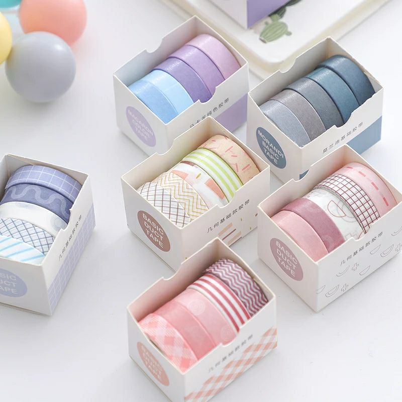 

MYUME.STORE || 5pcs Stiker Kertasselotip Washi Gambar Pohon Bunga Untuk Dekorasi Scrapbookbuku Diary Diy