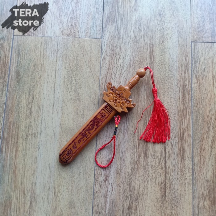 pedang 7 bintang pedang kayu feng shui sedang