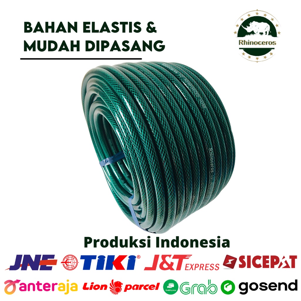 Selang Air PERMETER 1&quot; Benang Hijau/Selang Air Taman/Selang Air Tanaman/Selang Air Elastis