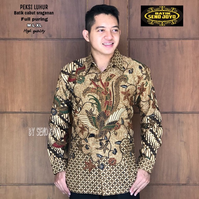 Kemeja Batik PEKSI LUHUR FULL FURING Katun Halus Size S-XXXL High Quality