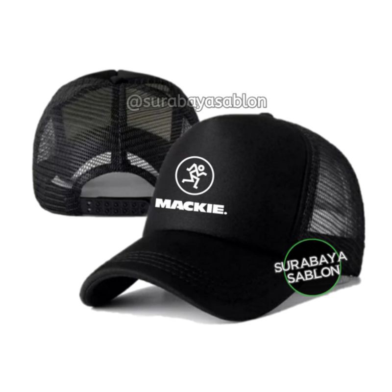 Topi Mackie Sound System Trucker/Jaring