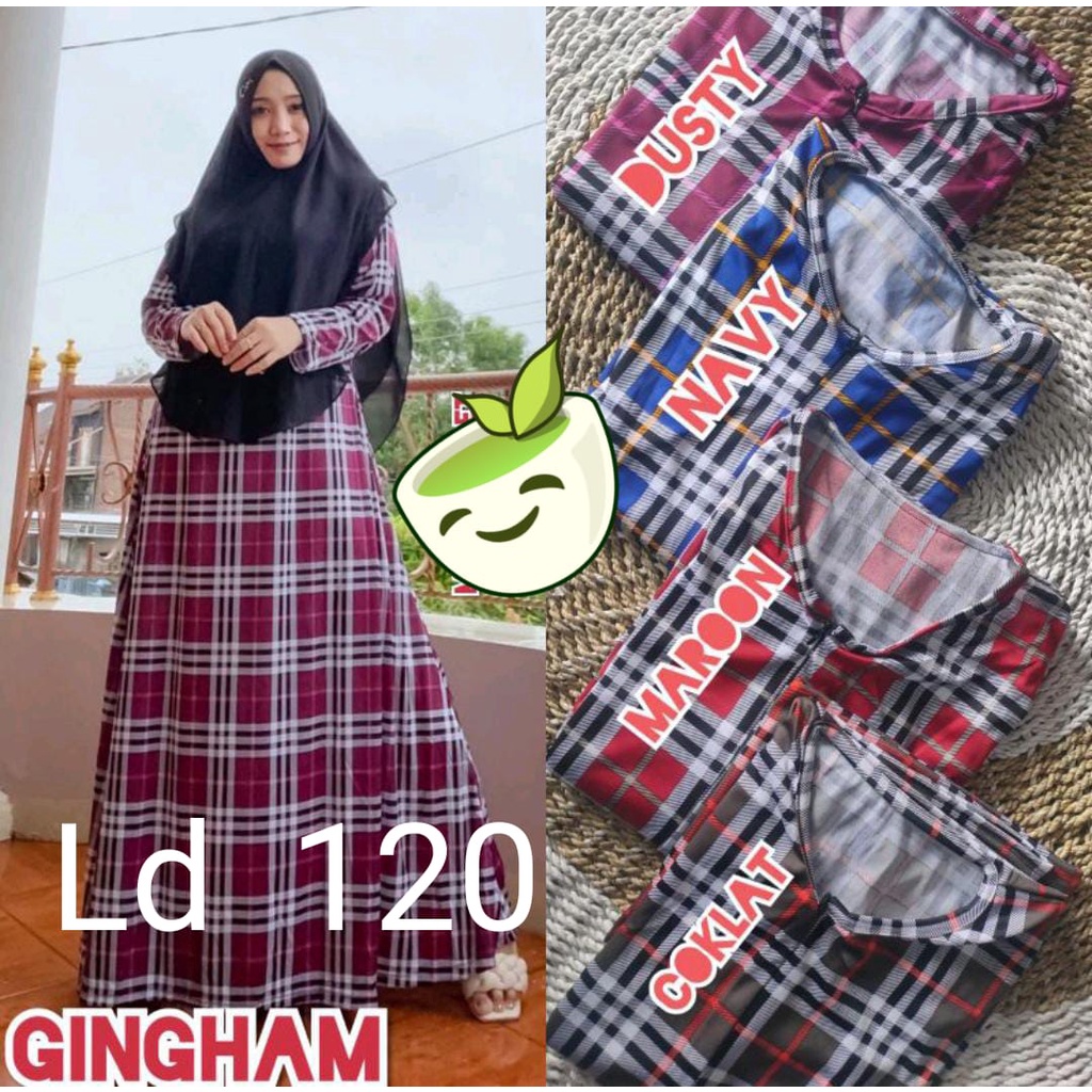 (BISA COD ) gamis wanita termurah bahan hyget super