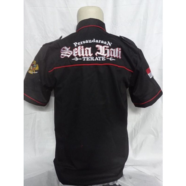BAJU PSHT SATU ABAD-KEMEJA BORDIR PSHT-KEMEJA PSHT TERBARU-HEM PSHT BORDIR-HEM TERATE-HEM SH TERATE