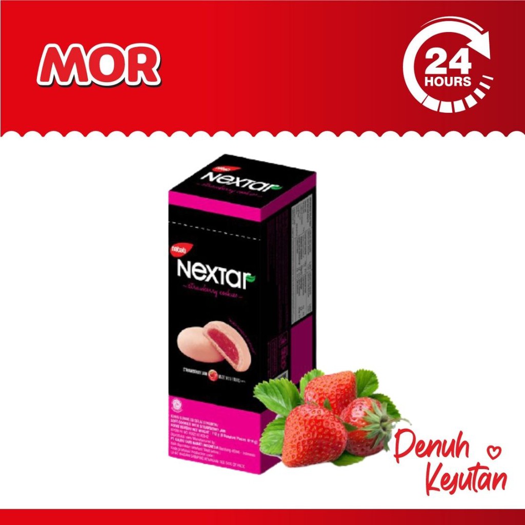 

NEXTAR Strawberry Cookies Stroberi 90 gr