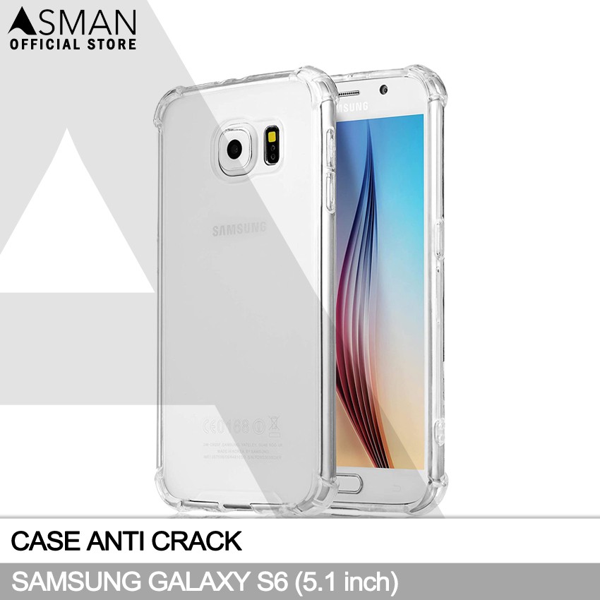 Anti Crack Samsung Galaxy S6 (5.1&quot;) | Soft Case Anti Bentur - Clear