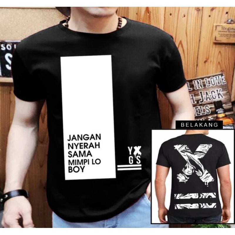 Kaos yogs jgn nyerah