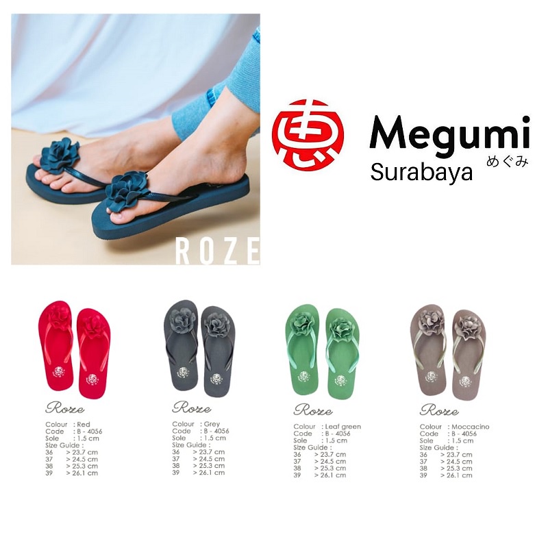 Sandal Megumi Wanita Rozu Sandal Megumi Surabaya