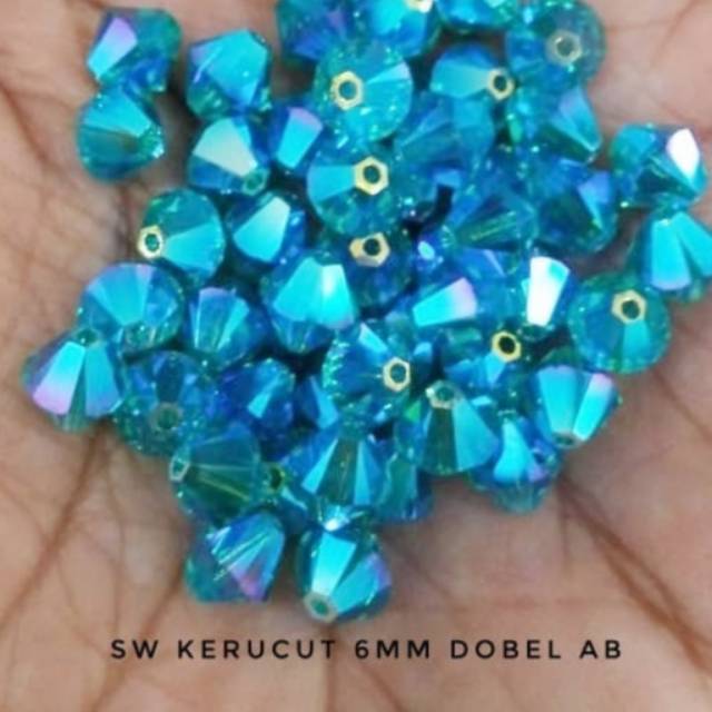 Swarovski Kerucut 6mm original lusinan